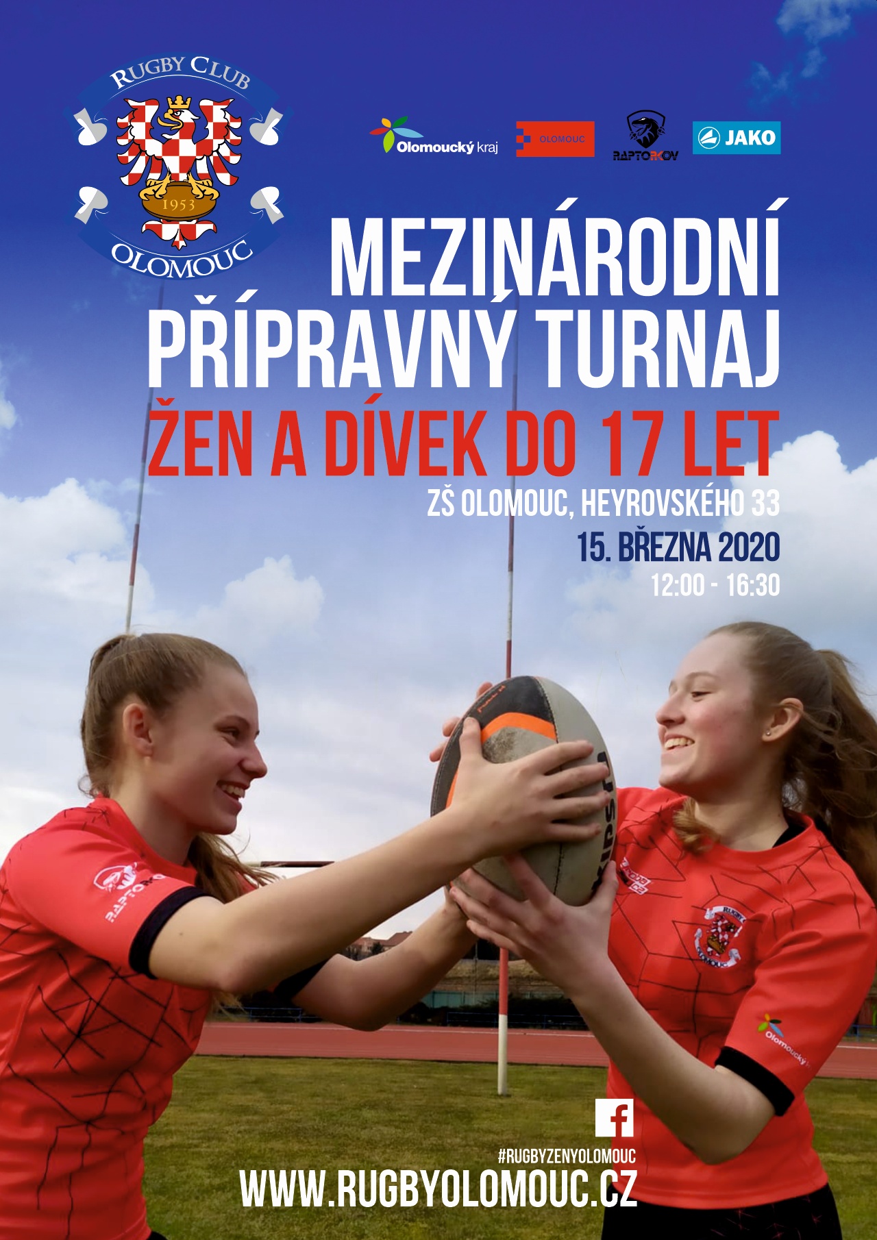 Mezinárodní přípravný turnaj rugby Žen a Dívek do 17 let.