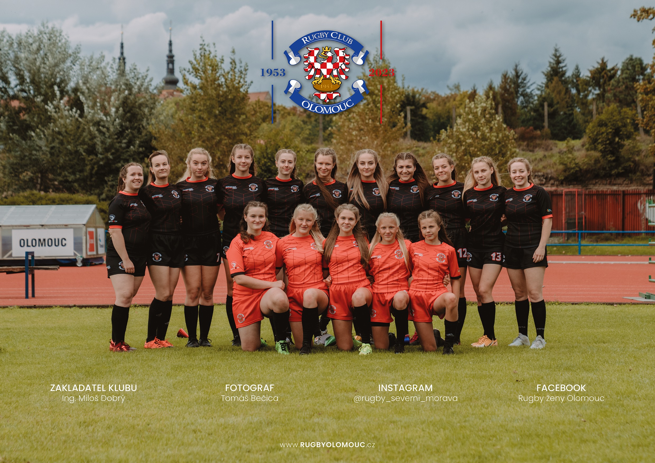 Tým Rugby Olomouc žen a dívek 2021