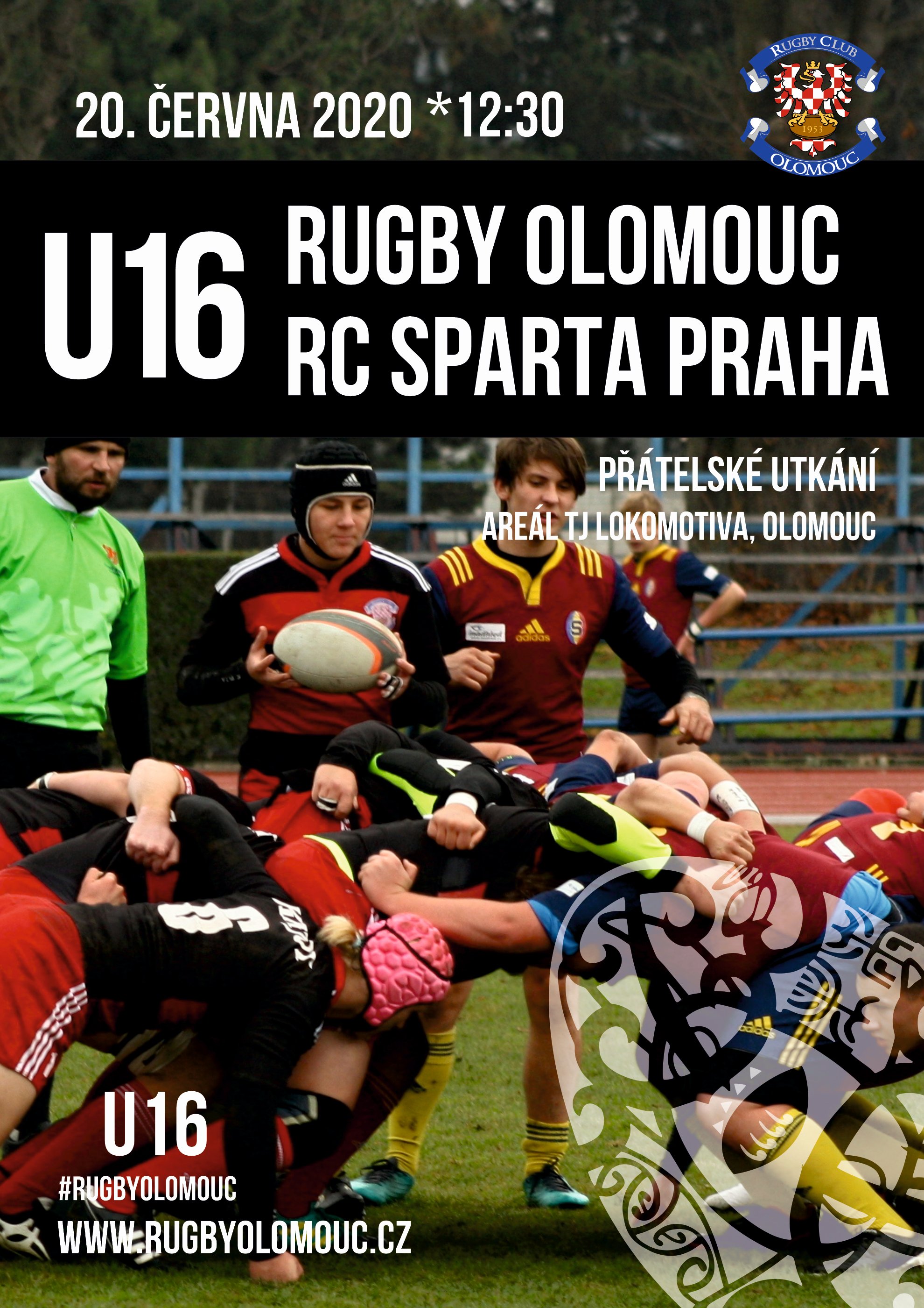 U16 Rugby Olomouc vs RC Sparta Praha - přátelské utkání