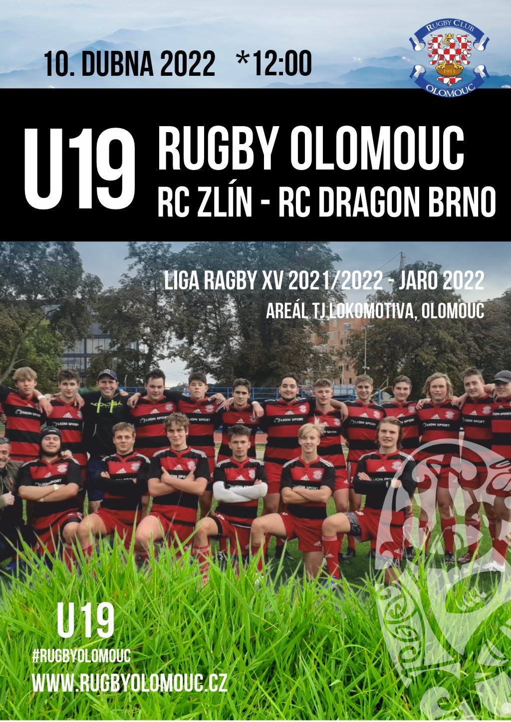  U19 - RC Olomouc / RC Zlín - RC Dragon Brno 2022